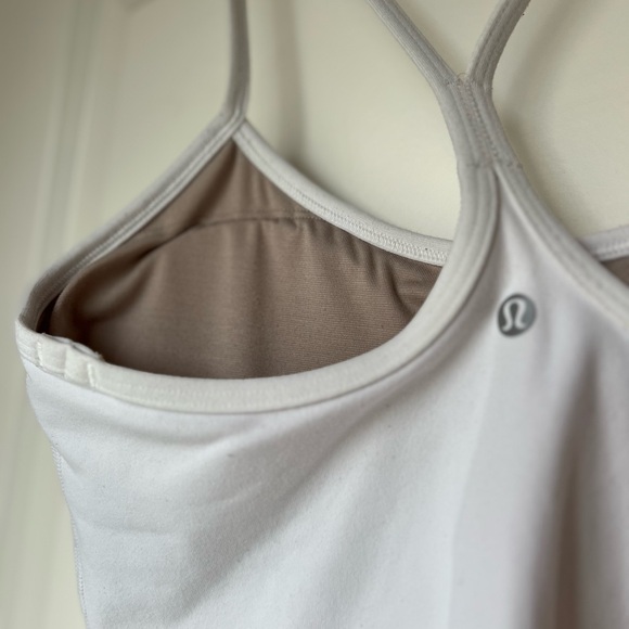 lululemon athletica Power Y White Size 6 - Picture 3 of 6
